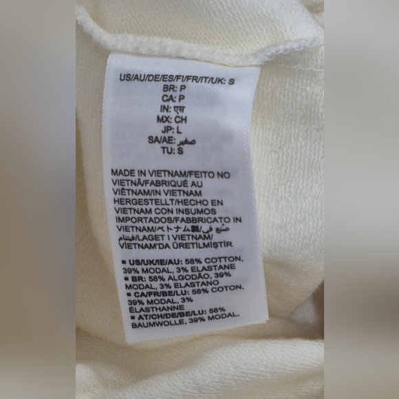 Daily Ritual White Mini Skirt Casual Resort Wear - Picture 4 of 6